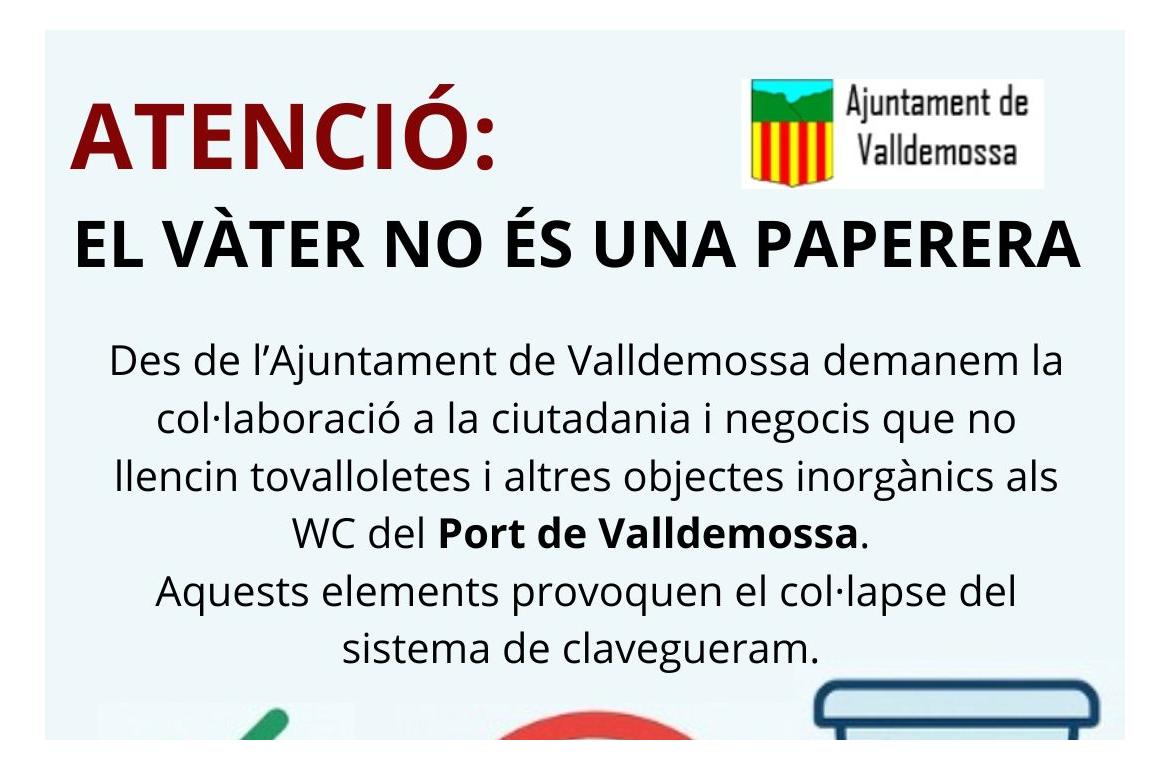 El vàter no és una paperera