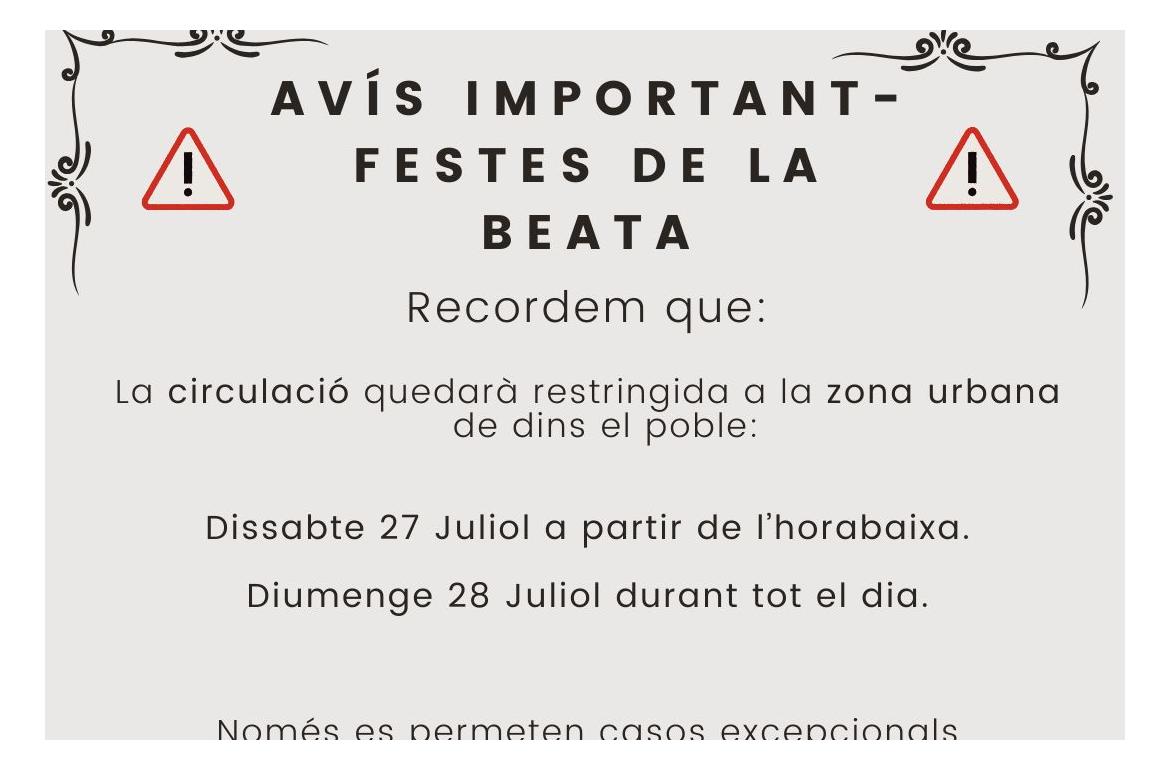 Circulació restringida