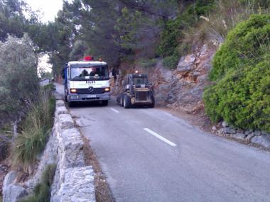 Acondicionament, neteja i manteniment Carretera de Sa Marina (Juny 2012) 