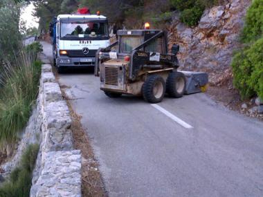 Acondicionament, neteja i manteniment Carretera de Sa Marina (Juny 2012) 