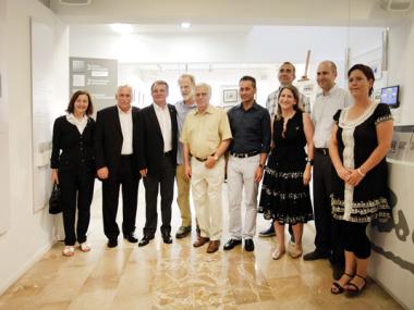Inauguració de l'exposició retrospectiva per a commemorar el centenari del naixement de Josep Coll Bardolet