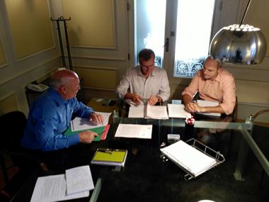 Reunió amb el Conseller de Territori, Energia i Mobilitat i amb el Director General de Transports