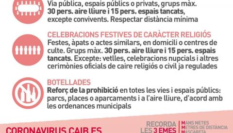 Reforç mesures prevenció